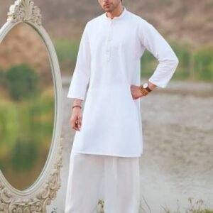 Men's Wash & Wear Shalwar Kameez Suit
