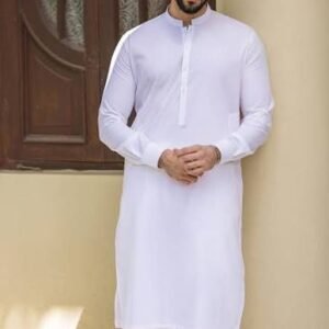Men's Cotton Kurta - White